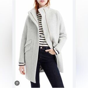 Jcrew Italian wool stadium cloth cocoon coat